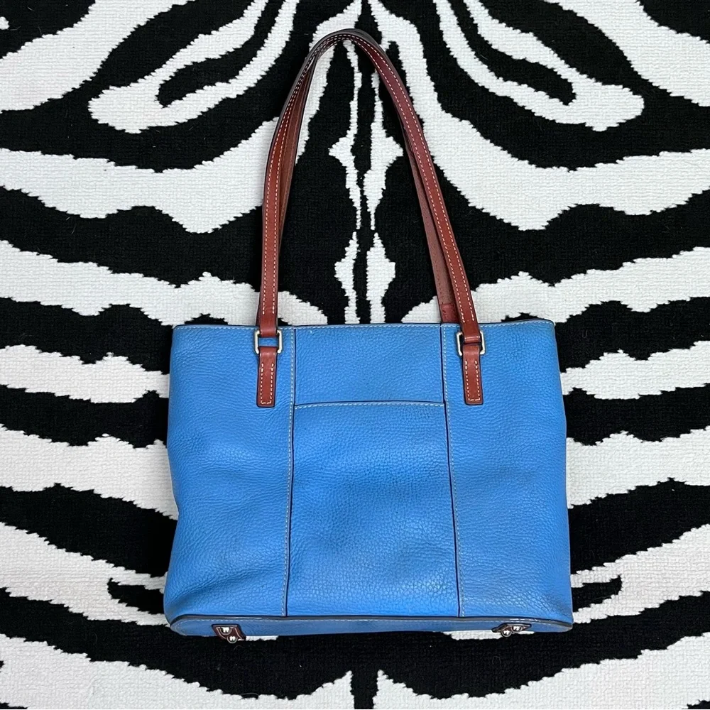 Dooney & Bourke Leather Lexington Bag in Azure